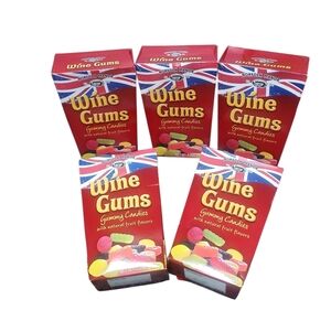 Lot of 5 Boxes Norfolk Manor Wine Gums Gummy Candies  8.8oz Each Exp.07/2026